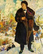 Boris Kustodiev Fiodor Shaliapin oil painting reproduction